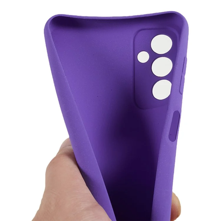 Para Samsung Galaxy M13 4G / F13 4G Carcasa de Teléfono TPU Cubierta Mate Doble Cara Funda Antiarañazos - Morado