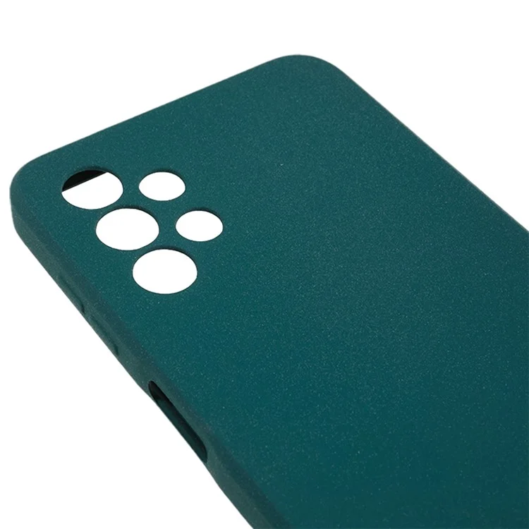 Pour Samsung Galaxy A13 4G / A13 (SM-A137) 4G Housse de téléphone portable à double face en TPU mat - Vert