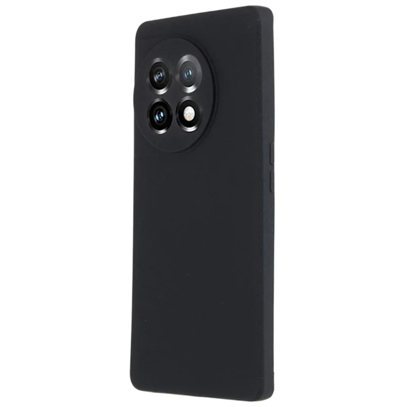 Soft TPU Phone Case for OnePlus 11 5G , Double-Sided Matte Protective Phone Cover - Black