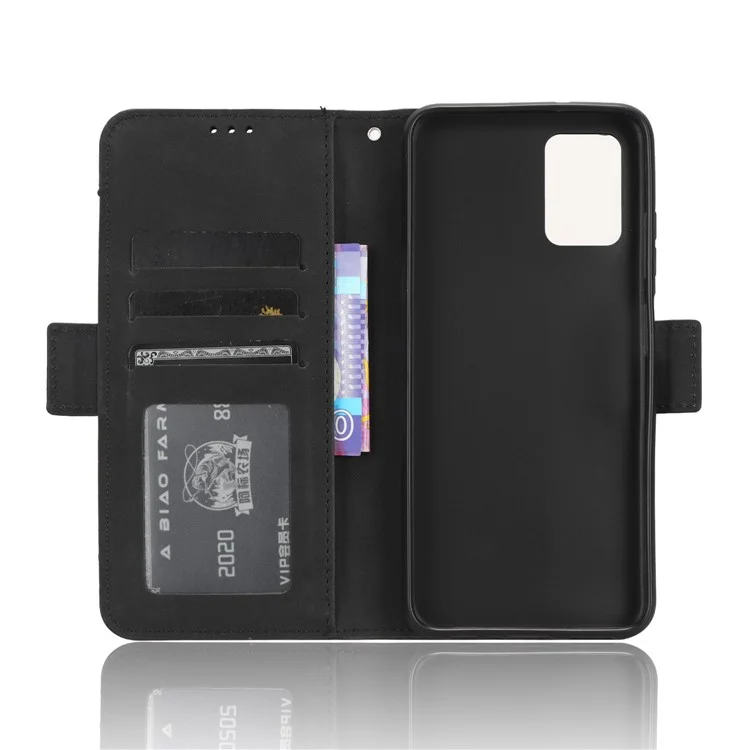 Per Nokia G22 PU Leather Wallet Case Multiple Card Slots Stand Protective Phone Cover - Nero