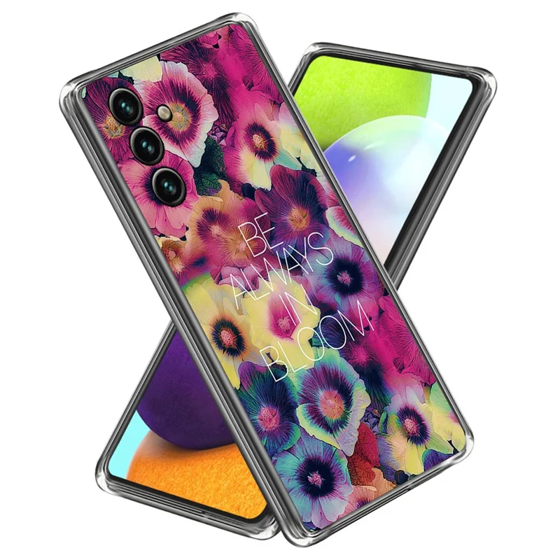 Per Samsung Galaxy M14 Coperchio di Spazione IMD TPU Soft TPU - Fiori Colorati
