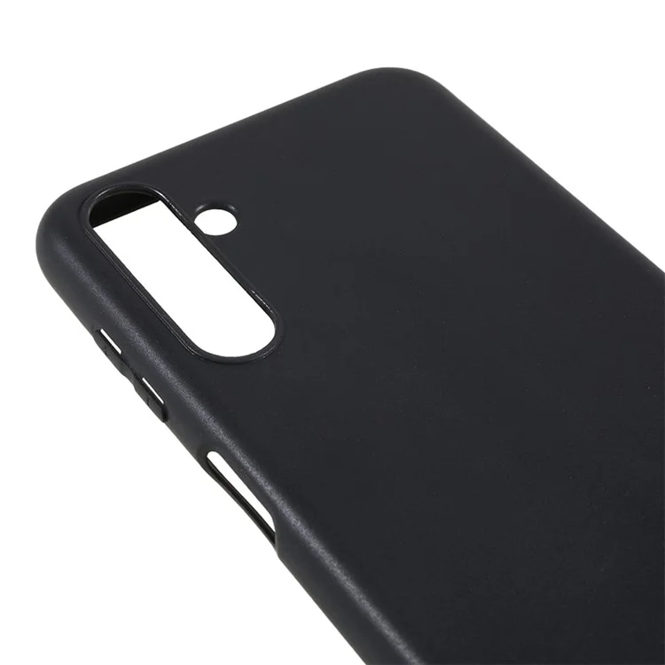 For Samsung Galaxy M14 5G Soft TPU Phone Case Glossy Anti-drop Protective Phone Cover - Black