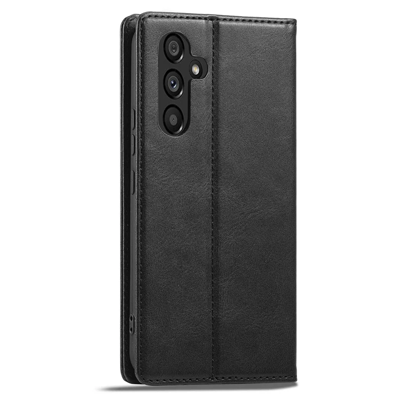 LC.IMEEKE For Samsung Galaxy A54 5G PU Leather RFID Blocking Phone Case Wallet Stand Cover - Black