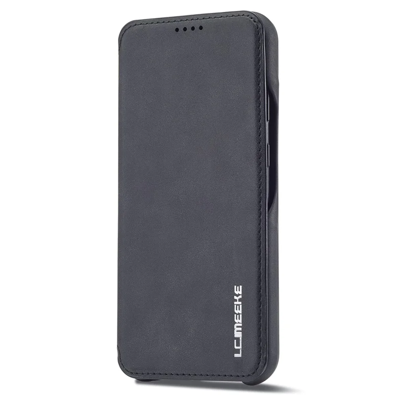 LC.IMEEKE Para Samsung Galaxy A54 5G Stand Leather Phone Case Card Slot Smartphone Cover - Preto
