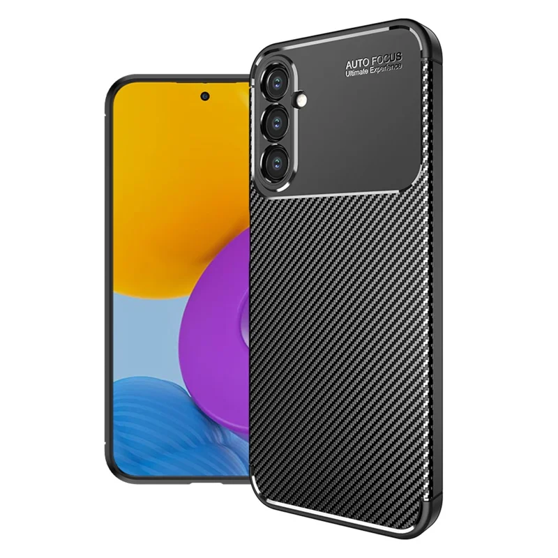 Für Samsung Galaxy A54 5G Carbon Fiber Texture Phone Case Anti-drop Schützende Phone TPU Abdeckung