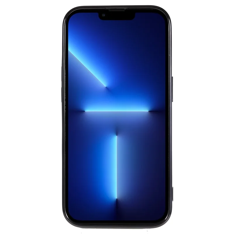 Magnetic Clear Case for iPhone 13 Pro Max 6.7 Inch with Camera Lens Protector Electroplated Soft TPU Phone Cover - Black