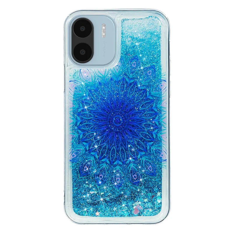 For Xiaomi Redmi A1 4G / A2 4G Embossment Pattern Quicksand Phone Case Anti-scratch TPU Phone Cover - Totem