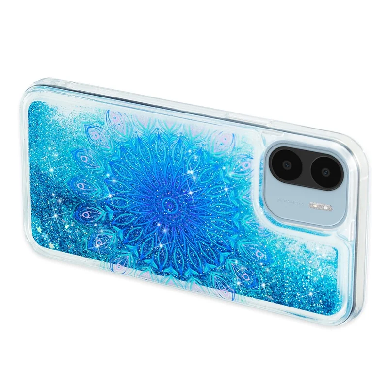 For Xiaomi Redmi A1 4G / A2 4G Embossment Pattern Quicksand Phone Case Anti-scratch TPU Phone Cover - Totem