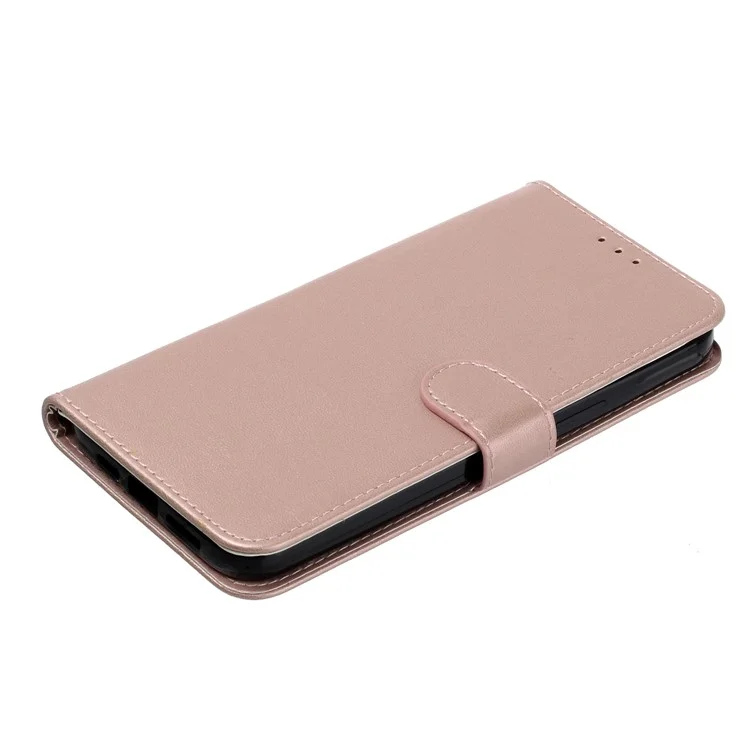 Funda para Smartphone B40 para Google Pixel 7a, Funda de Teléfono con Soporte de Billetera de Cuero PU+TPU - Oro Rosa