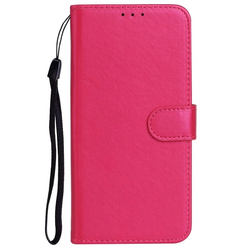 B40 For Motorola Moto E13 4G Wallet Smartphone Case Stand Phone Cover PU Leather+TPU Phone Shell - Rose