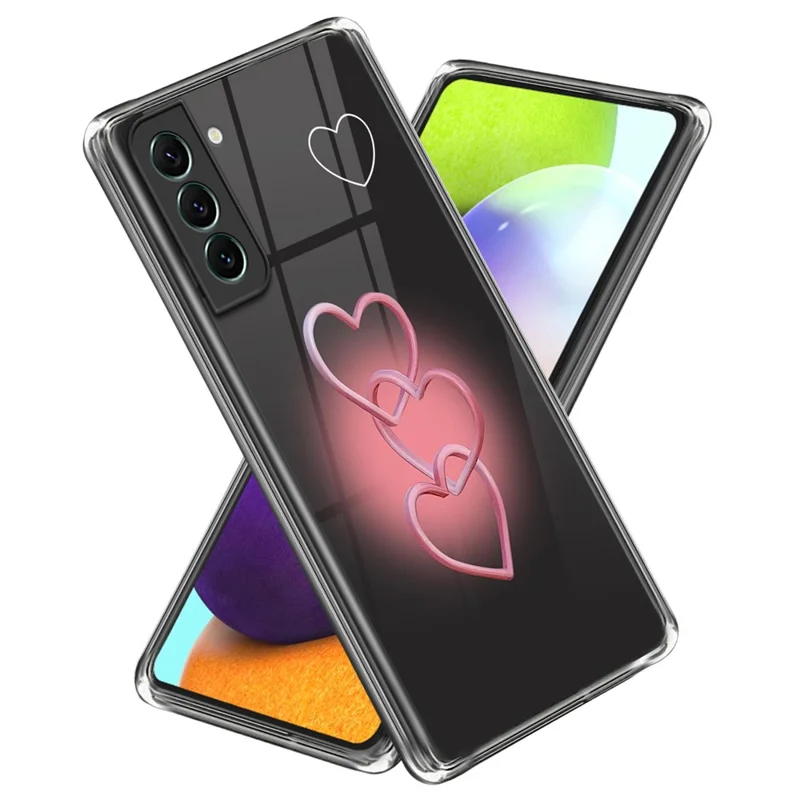 For Samsung Galaxy S23 Soft TPU Pattern Printing Phone Case Anti-scratch Slim Phone Cover - Three-Love