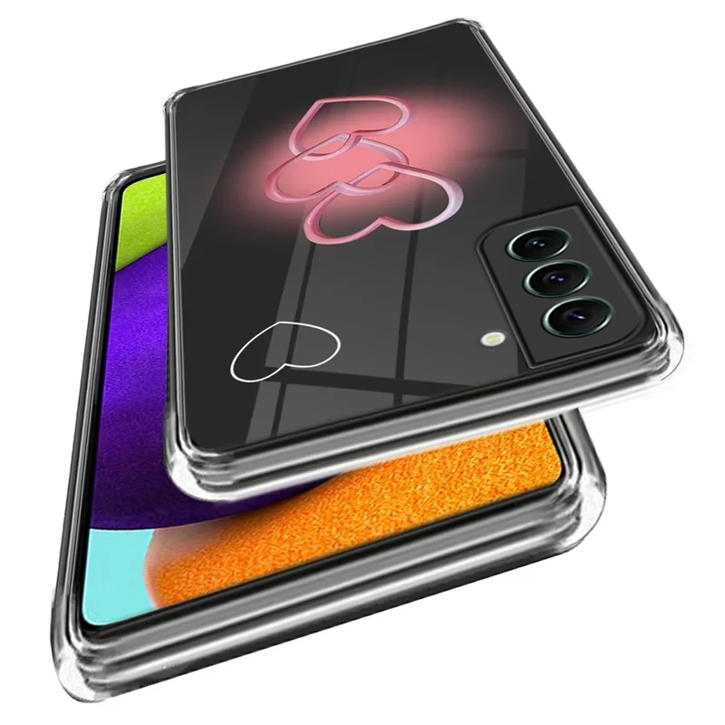 For Samsung Galaxy S23 Soft TPU Pattern Printing Phone Case Anti-scratch Slim Phone Cover - Three-Love