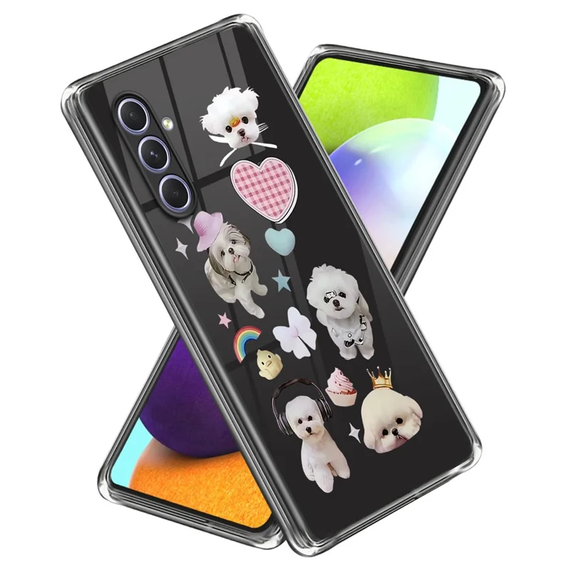 For Samsung Galaxy A34 5G Soft TPU Phone Case Pattern Printing Back Cover - Pet Dog