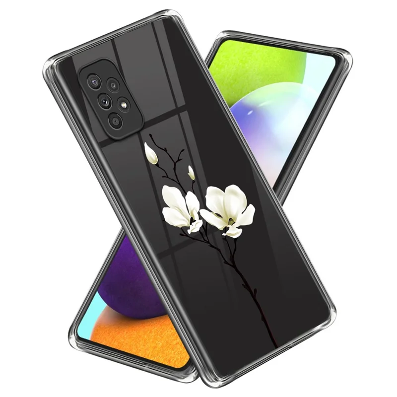 For Samsung Galaxy A33 5G Pattern Printing Phone Case Soft TPU Slim Fit Cover - Magnolia