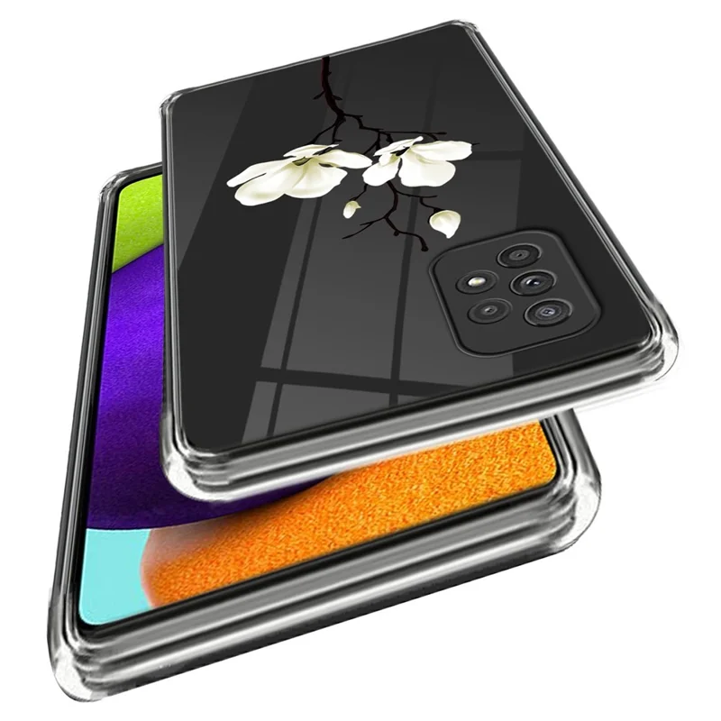 For Samsung Galaxy A33 5G Pattern Printing Phone Case Soft TPU Slim Fit Cover - Magnolia