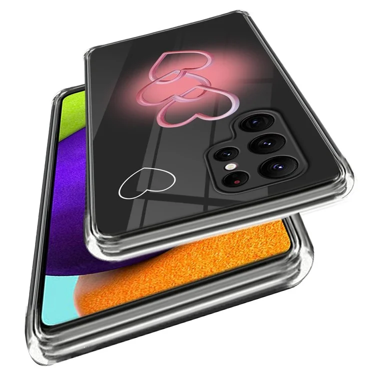 Per Samsung Galaxy S23 Ultra Pattern Printing Phone TPU Case Cell Phone Cover - Three-Love