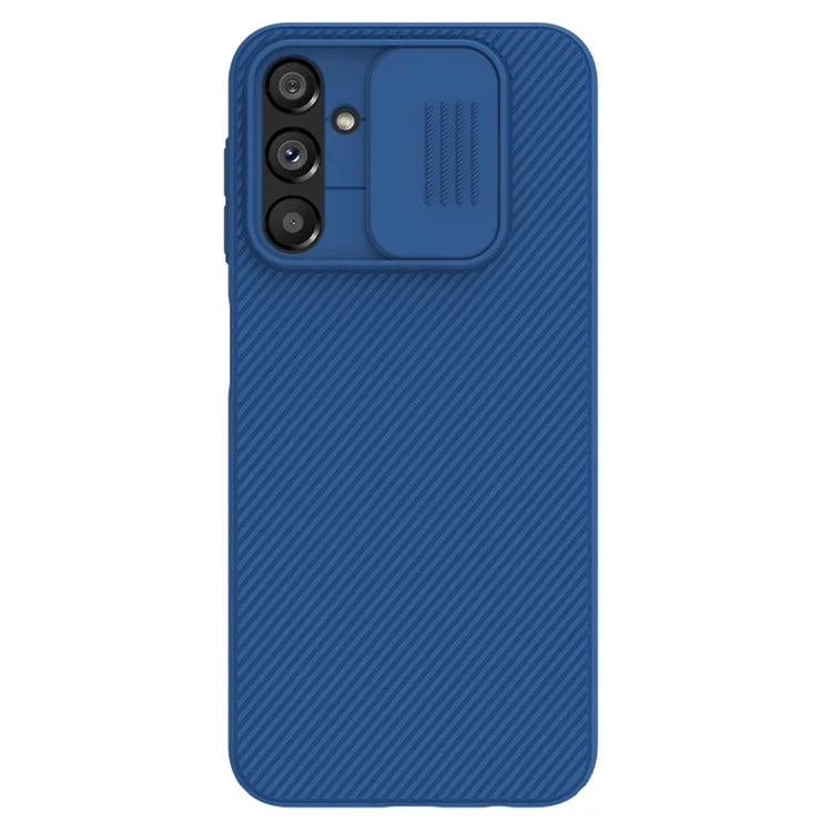 NILLKIN CamShield Hard PC Case для Samsung Galaxy A14 5G / A14 4G, защитная крышка объектива, противоударный телефон чехол - синий