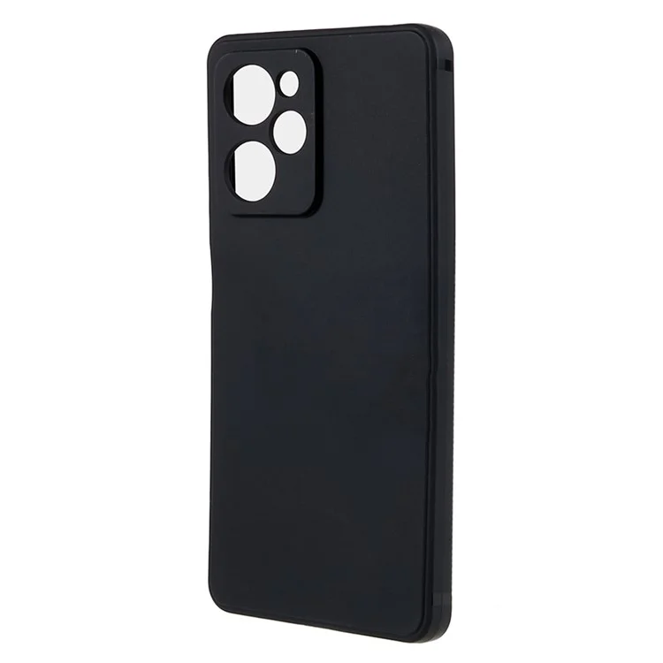 Per Xiaomi Redmi Note 12 Pro Speed 5G / Poco X5 Pro 5G Straight Edge Design Soft TPU Phone Case Precise Cutout Cover - Black