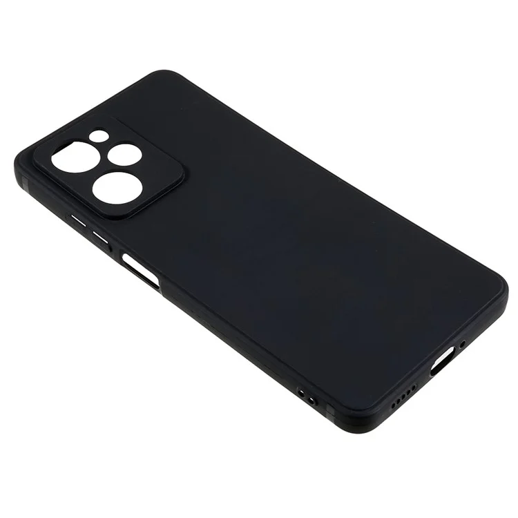 Per Xiaomi Redmi Note 12 Pro Speed 5G / Poco X5 Pro 5G Straight Edge Design Soft TPU Phone Case Precise Cutout Cover - Black
