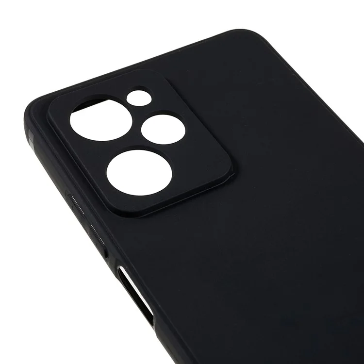 Per Xiaomi Redmi Note 12 Pro Speed 5G / Poco X5 Pro 5G Straight Edge Design Soft TPU Phone Case Precise Cutout Cover - Black