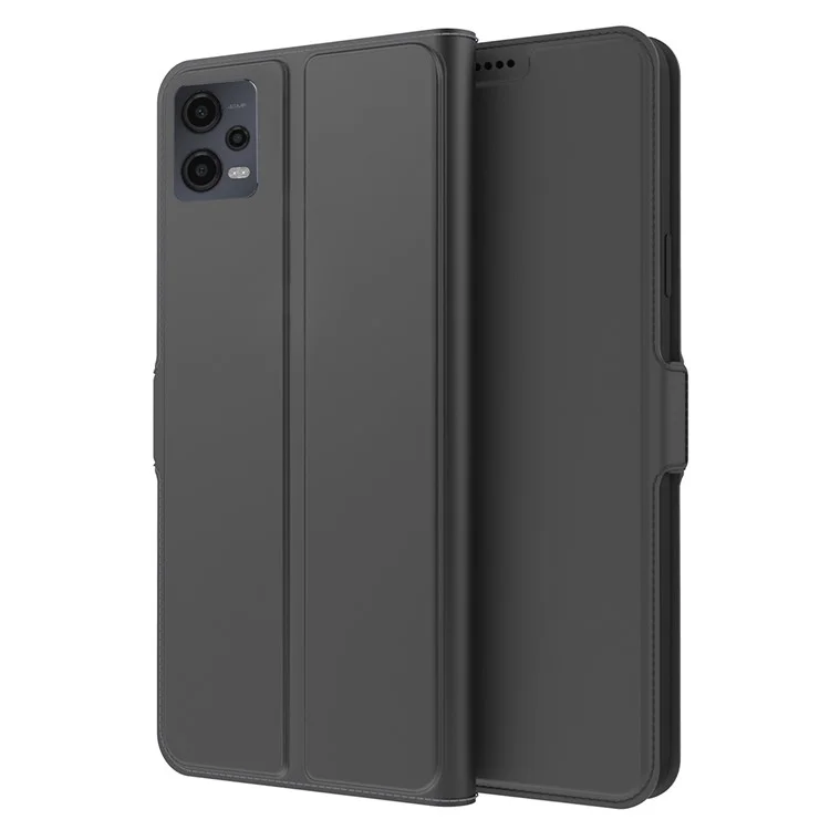 Para Xiaomi Redmi Note 12 5G (Índia) / (China) / (Global) / Poco X5 5G Telefone Case de Couro Suporte para Cartão - Preto
