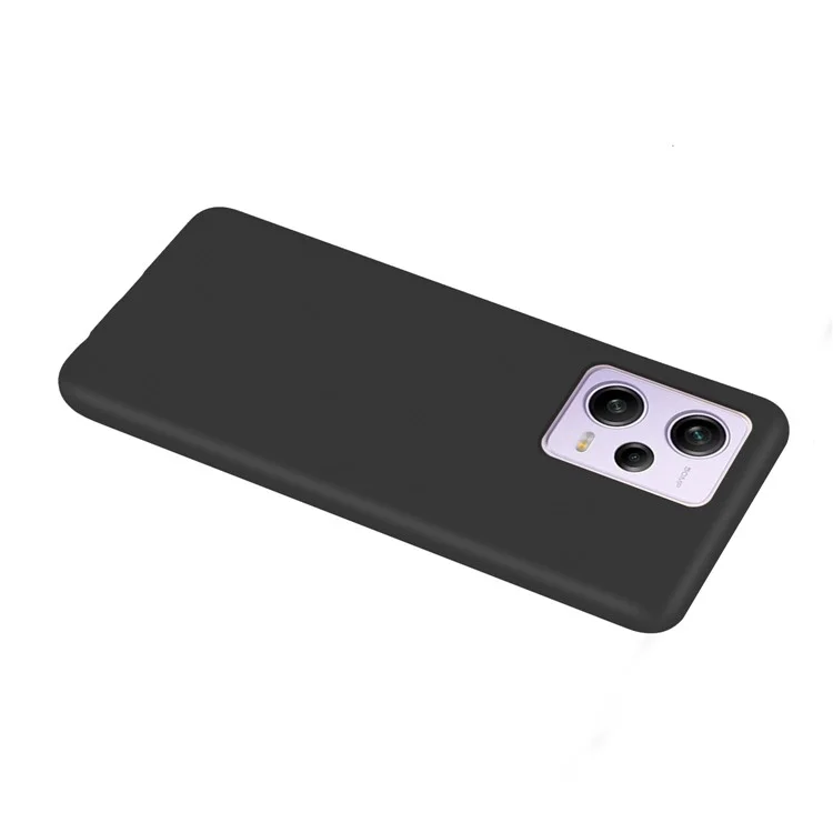 Für Xiaomi Poco X5 Pro 5G / Redmi Note 12 Pro Speed 5G / Note 12 Pro 5G Candy Color Phone Cover Matte TPU Anti-drop Mobile Case - Schwarz