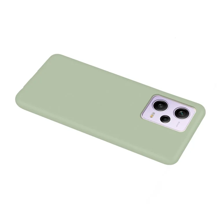 Pour Xiaomi Poco X5 Pro 5G / Redmi Note 12 Pro Speed 5G / Note 12 Pro 5G Candy Color Phone Cover Matte TPU Anti-drop Mobile Case - Matcha Green