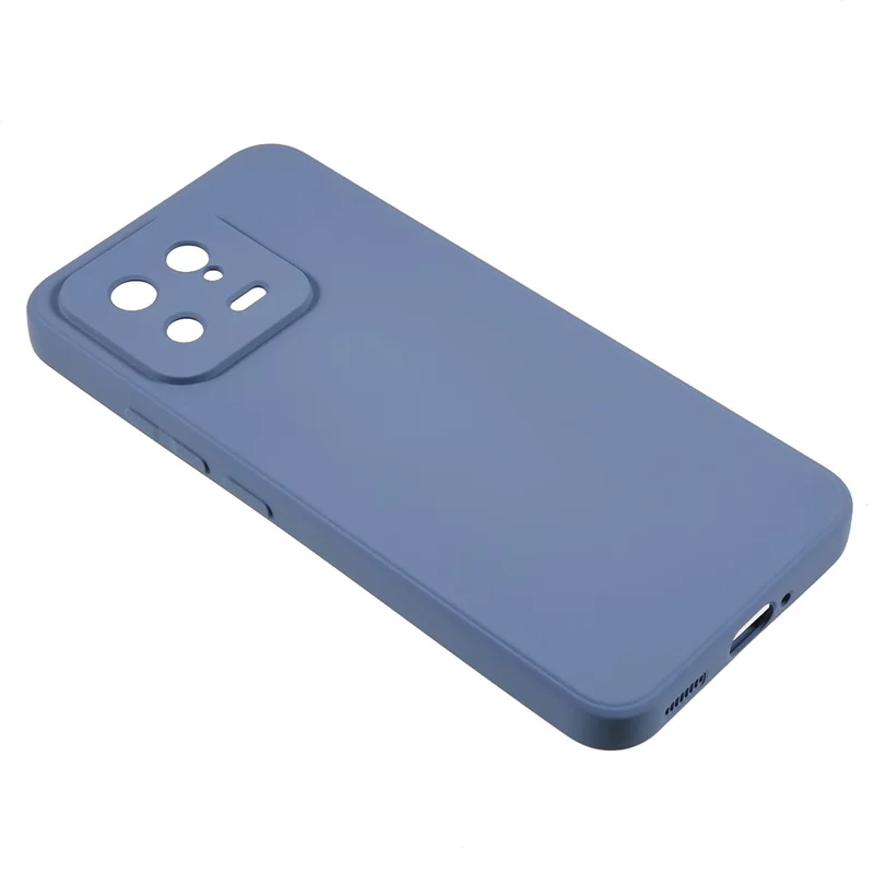 Folia chroniono dla Xiaomi 13 5G z antyrysikowego tworzywa TPU z wyściółką z włókna i gumowanym pokryciem chroniąca - jasnofioletowa szarość