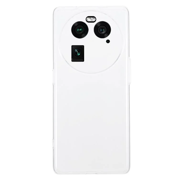 For Oppo Find X6 Ultra-Thin Soft TPU Phone Case Transparent Anti-Scratch Cell Phone Cover