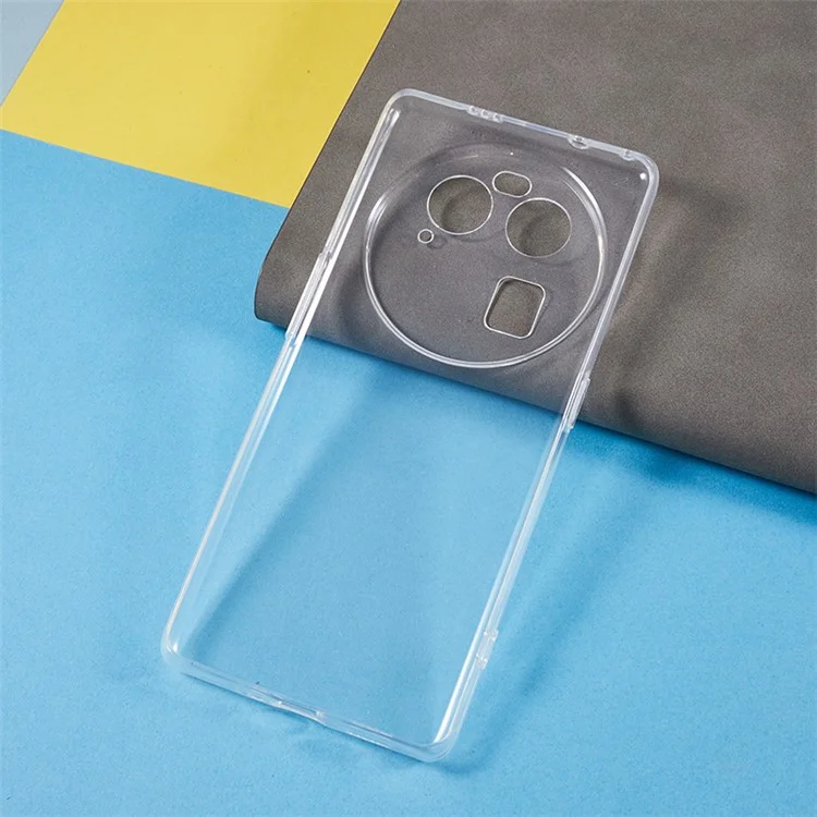 For Oppo Find X6 Ultra-Thin Soft TPU Phone Case Transparent Anti-Scratch Cell Phone Cover