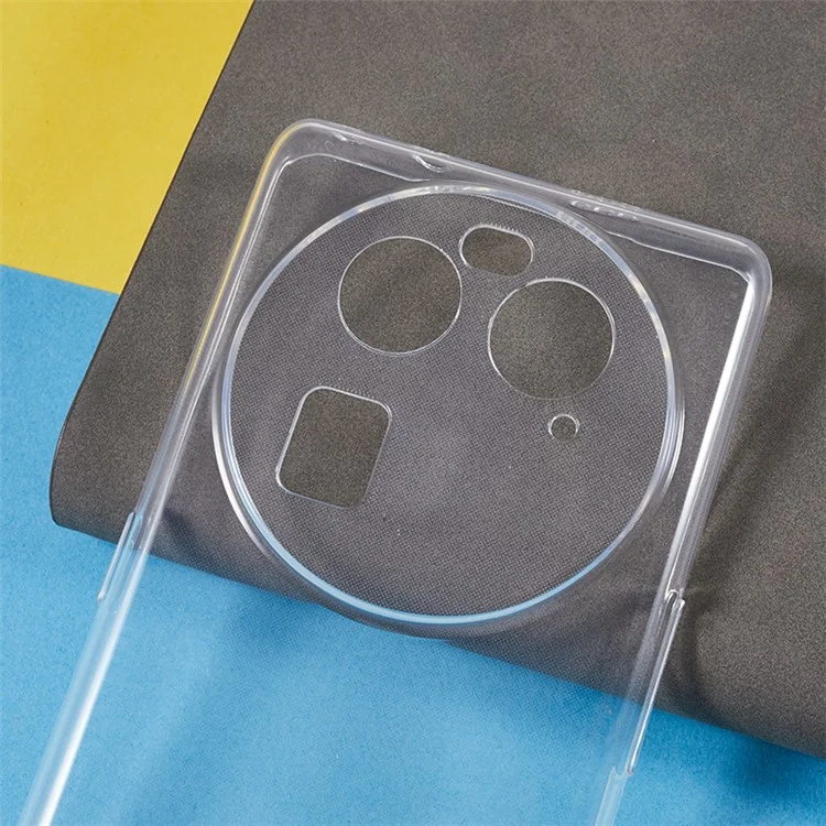 For Oppo Find X6 Ultra-Thin Soft TPU Phone Case Transparent Anti-Scratch Cell Phone Cover