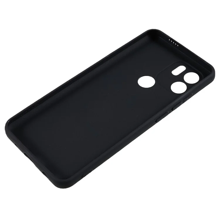 Для Xiaomi Redmi A1+ 4G / A2+ 4G / Poco C50 4G матовый мягкий TPU-чехол для телефона с защитой от падения - Черный