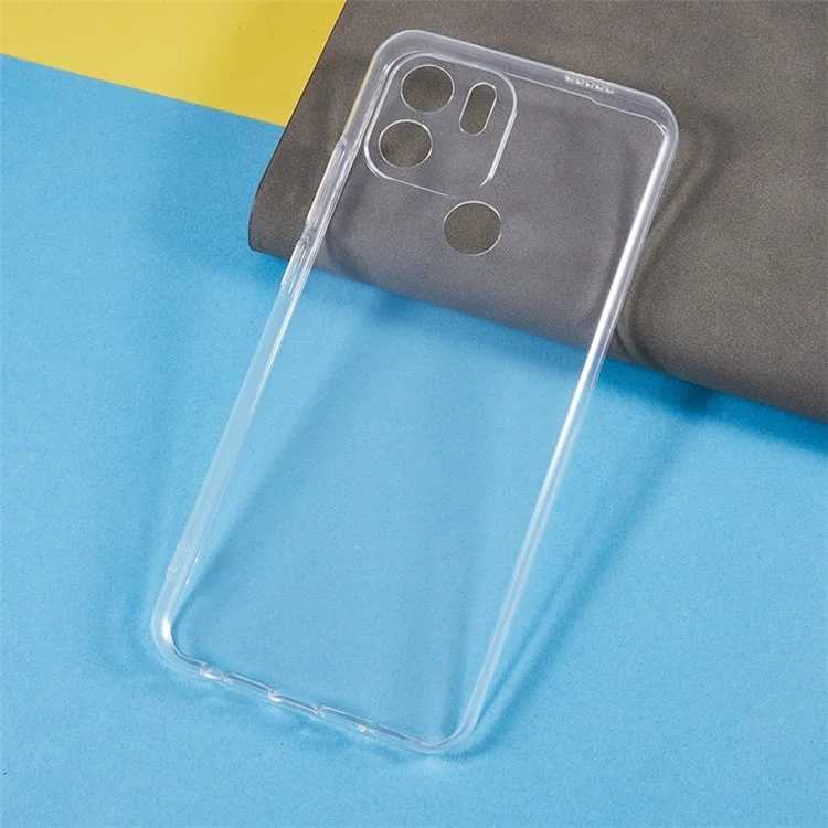 Per Xiaomi Redmi A1+ 4G / A2+ 4G / C50 4G Custodia per telefono in TPU morbido e trasparente Cover posteriore anti-caduta ultrasottile