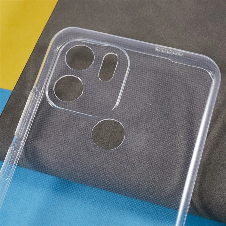 Per Xiaomi Redmi A1+ 4G / A2+ 4G / C50 4G Custodia per telefono in TPU morbido e trasparente Cover posteriore anti-caduta ultrasottile
