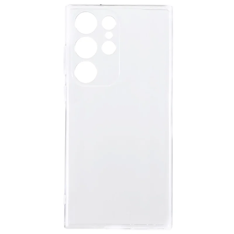 For Samsung Galaxy S23 Ultra 1.5mm Thicken Phone Case Clear Soft TPU Drop-Proof Cover