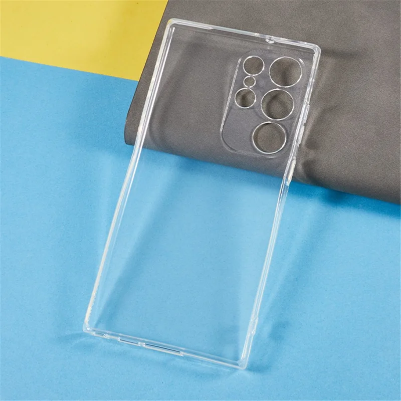 For Samsung Galaxy S23 Ultra 1.5mm Thicken Phone Case Clear Soft TPU Drop-Proof Cover