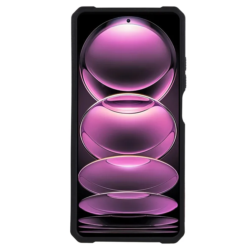 Capa de Telefone PC+TPU para Xiaomi Redmi Note 12 Pro 5G / Note 12 Pro Speed 5G / Poco X5 Pro 5G, Proteção de Lente, Suporte Dobrável e Porta-Cartão - Vermelha