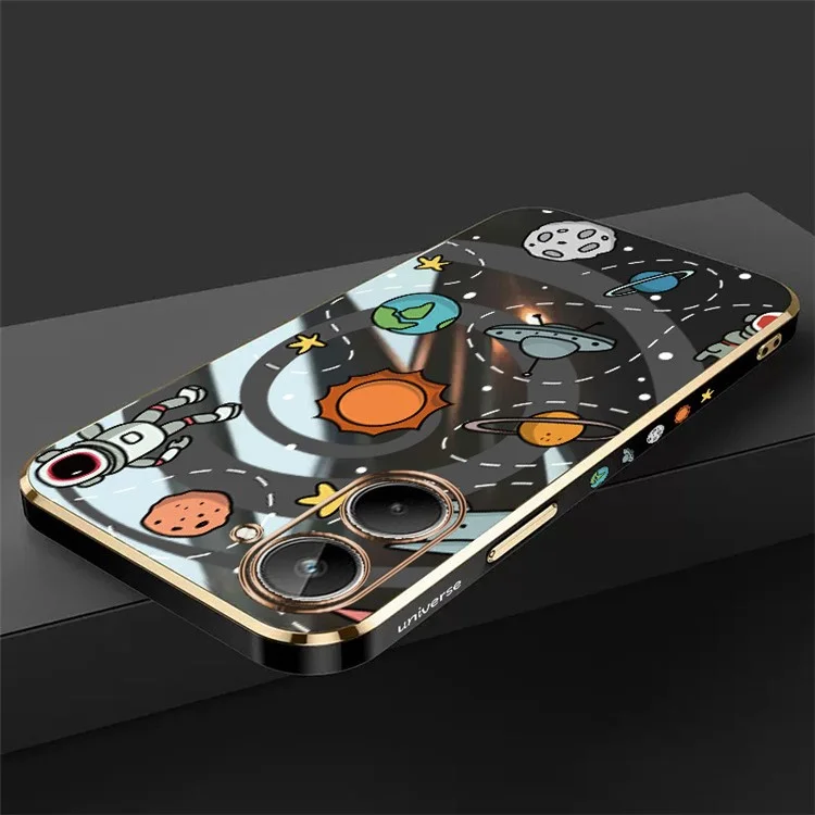 Custodia per telefono RZANTS per Realme 10 4G Toy Planet Pattern TPU Cover - Nero
