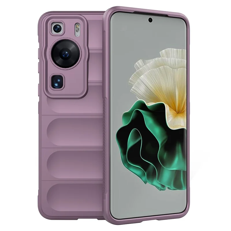 For Huawei P60 Rugged Protective Phone Case TPU Anti-Scratch Cover - Light Purple