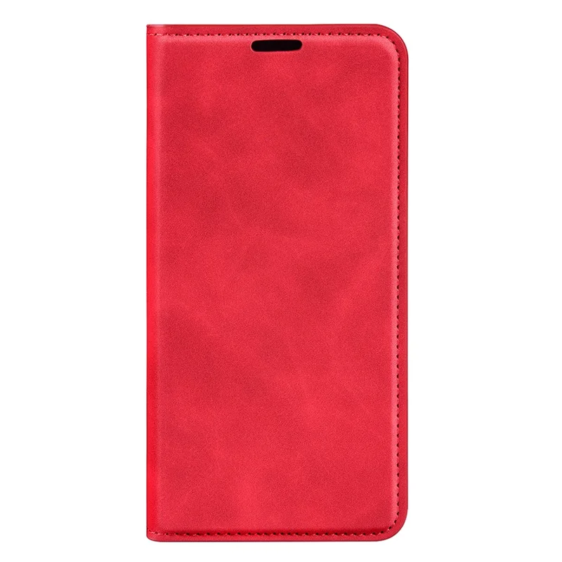 For Xiaomi 13 Lite / Civi 2 5G Skin-touch Leather Wallet Phone Case Flip Stand Protective Cover - Red