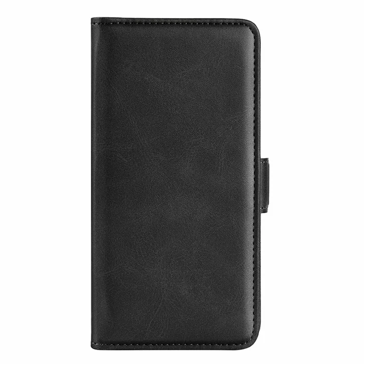Pour Nokia G22 Anti-scratch Calf Texture Cell Phone Cover PU Leather Stand Wallet Phone Case - Noir
