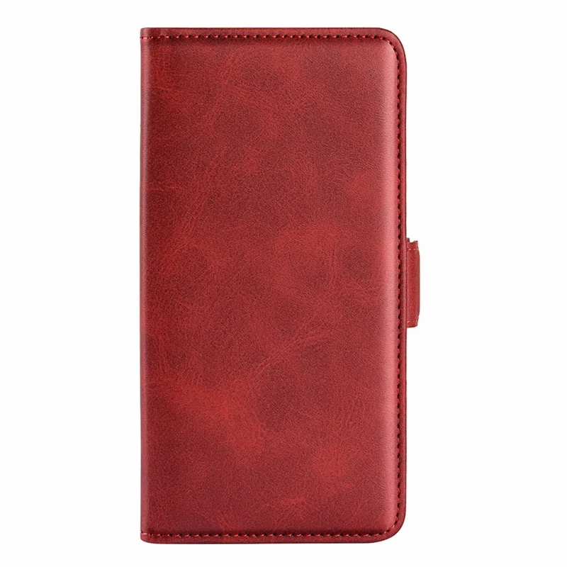 For Nokia G22 Anti-scratch Calf Texture Cell Phone Cover PU Leather Stand Wallet Phone Case - Red