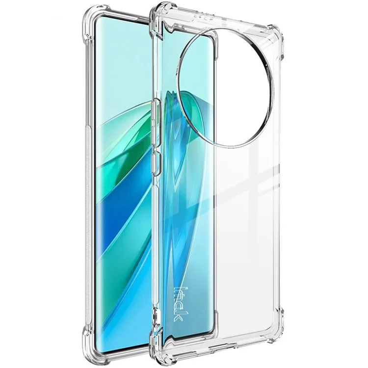 IMAK For Honor X9a 5G / X40 5G / Magic5 Lite 5G TPU Phone Back Case Clear Anti-fall Airbag Cover - Transparent