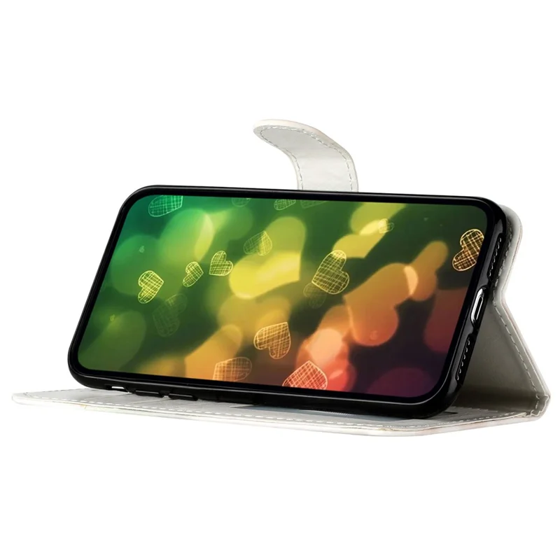 För Xiaomi Poco X5 Pro 5G / Redmi Note 12 Pro Speed 5G / Note 12 Pro 5G Mönstrad Skal från PU-läder med Plånbok och Ställfot – Leopardenmönster