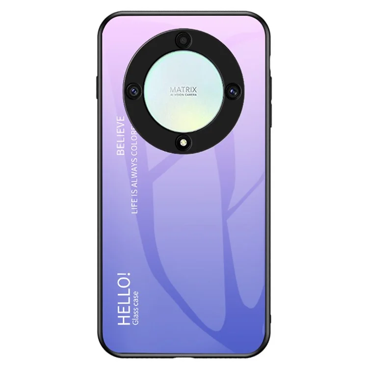 Cover per smartphone Gradient Pink Purple - Vetro temperato 5G +PC+TPU 