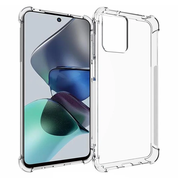 Pour Nokia G23 Anti-drop Transparent Étui de téléphone Anti-slip Airbag Protection Coque de téléphone antichoc