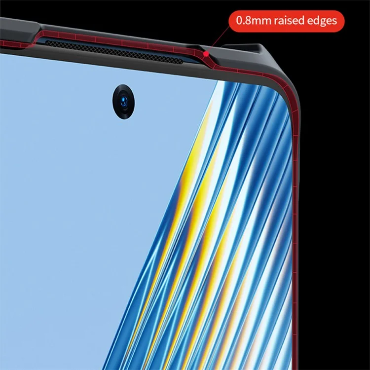 XUNDD For Honor Magic5 Pro Mobile Phone Case Anti-drop Acrylic+TPU Phone Cover - Black Matte Laser Texture