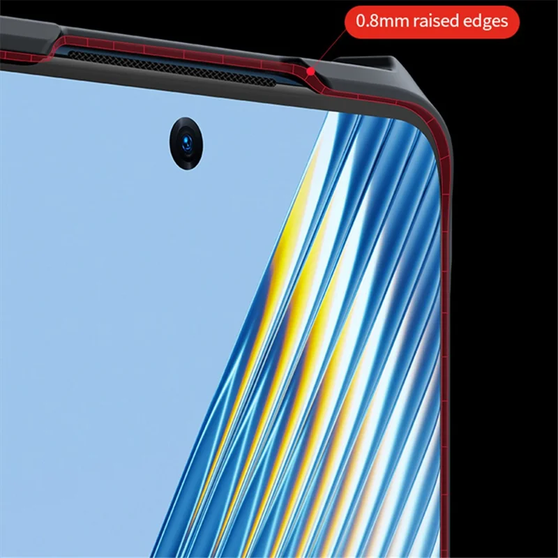 XUNDD For Honor Magic5 Cell Phone Case Acrylic+TPU Anti-scratch Phone Cover - Black Matte Laser Texture