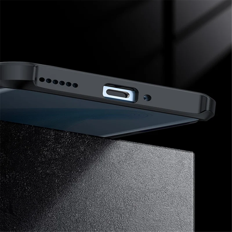 XUNDD For Honor Magic5 Cell Phone Case Acrylic+TPU Anti-scratch Phone Cover - Black Matte Laser Texture