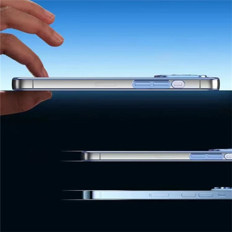 Funda de TPU con electrochapado para iPhone 13 Pro Max de 6,7 pulgadas Streamer Brushed Phone Case con película de lente - Negro